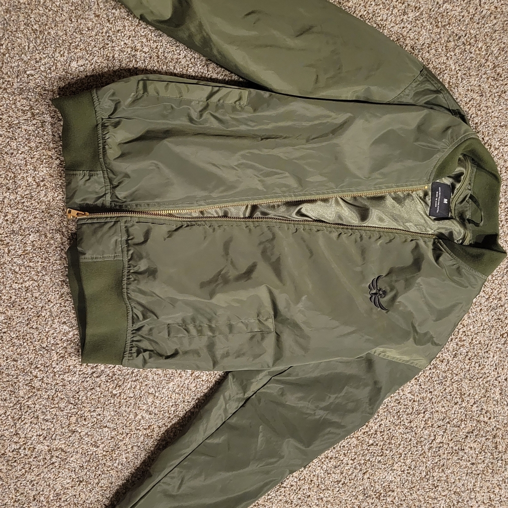 Olive Green Bomber Jacket